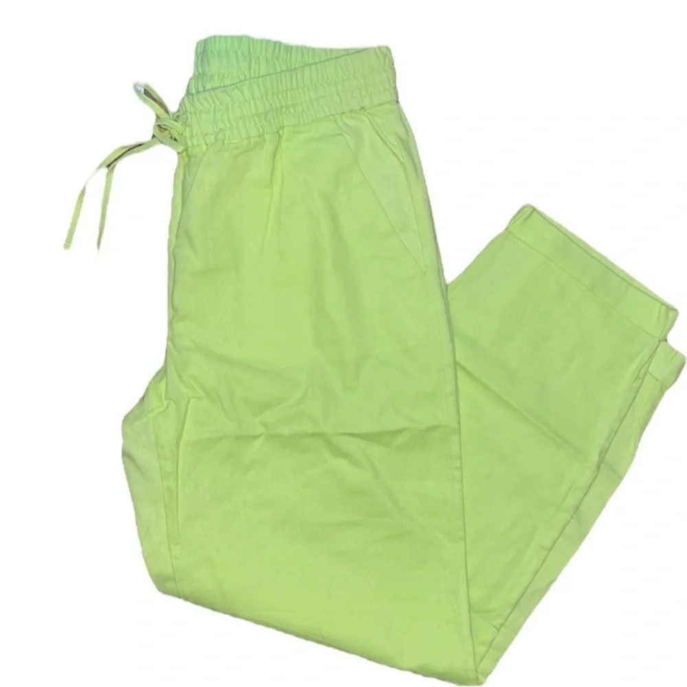 J. CREW Linen-Cotton Blend Drawstring Pant Size 8